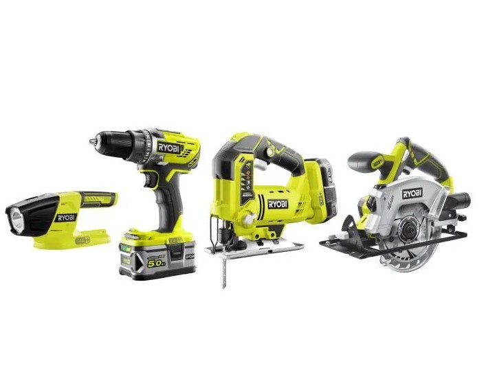 RYOBI R18CK4A-252S Pack ONE+ 18V 4 outils