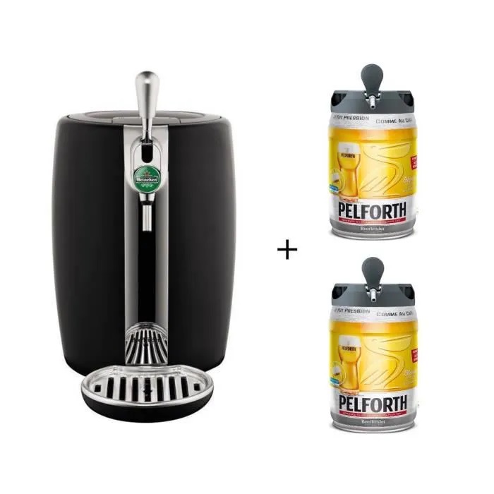 SEB VB310E10 Beertender machine à bière + 2 fûts Pelforth pas cher - Tireuse à bière Cdiscount