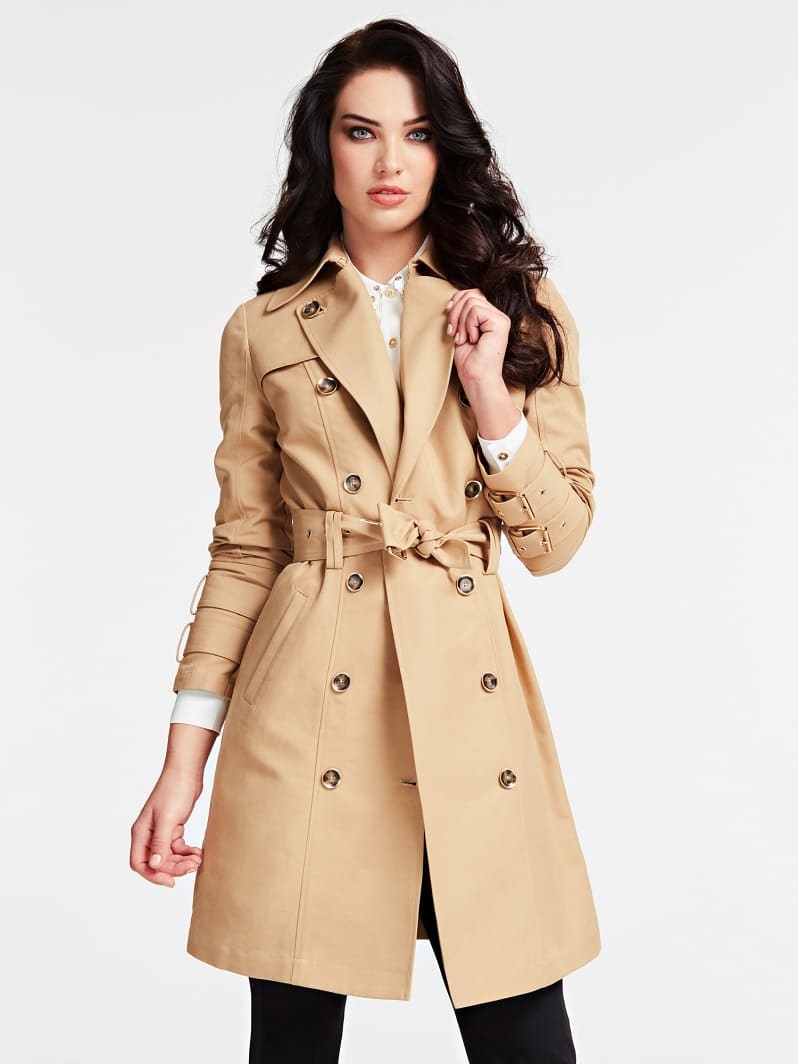 TRENCH COTON MARCIANO Beige Guess