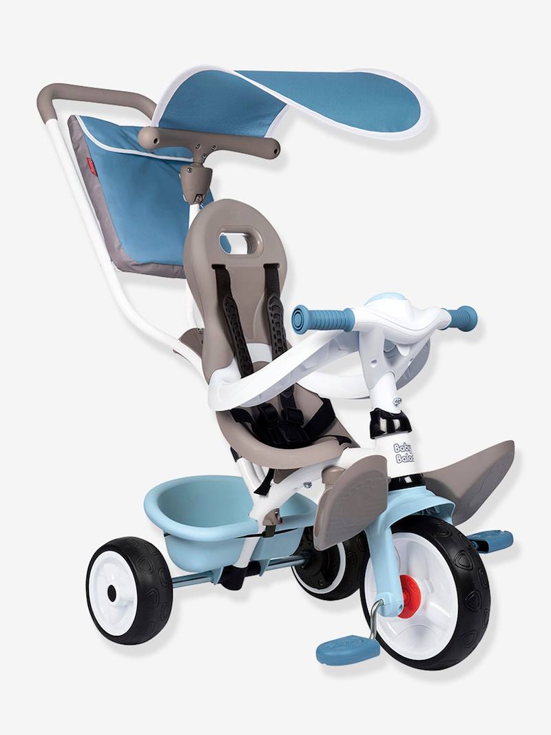 Tricycle Baby Balade plus SMOBY bleu ciel pas cher - Jouets Enfant Vertbaudet