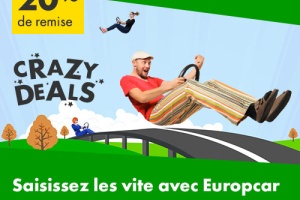 Europcar Louez partout en Europe, à partir de 21 Euros/jour
