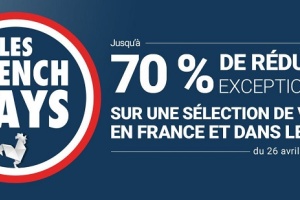FRENCH DAYS Carrefour Voyages, Séjours en France et à l'étranger jusqu'à -70%