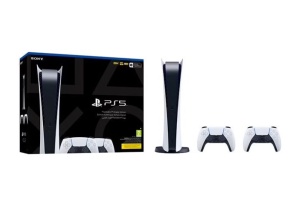 Console SONY PS5 digitale + manette Dualsense blanche pas cher - Console de jeux Electro Dépôt 