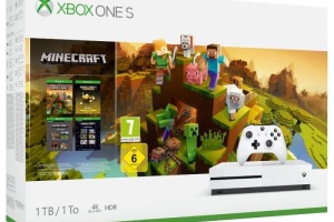 Console Microsoft pas cher - Xbox One S 1 To Minecraft Creator à 170 €
