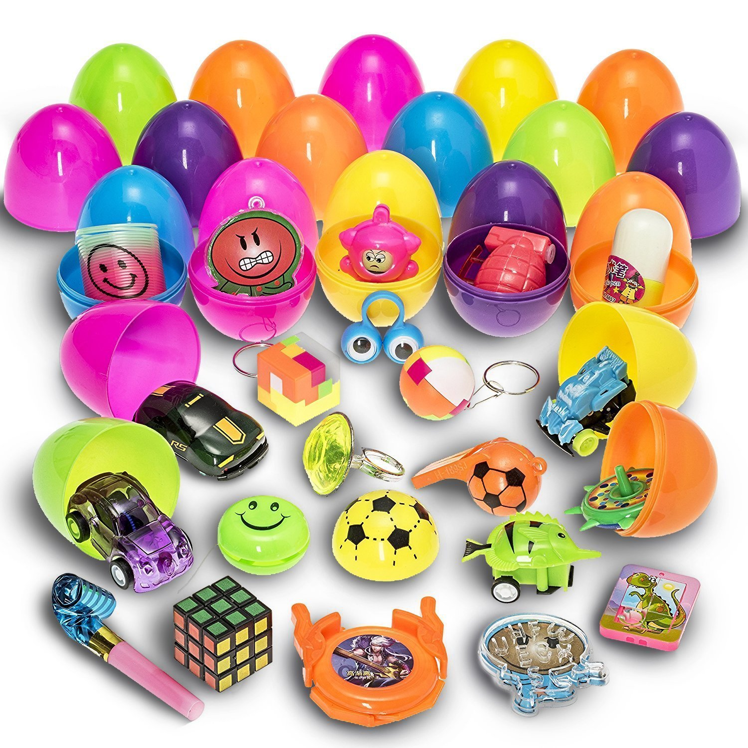 Différents ensembles de jouets en peluche pour enfants œufs de Pâques remplis les fêtes de Pâques les cadeaux de Pâques la chasse Idéal pour les fêtes de Pâques Œufs de Pâques avec jouets 