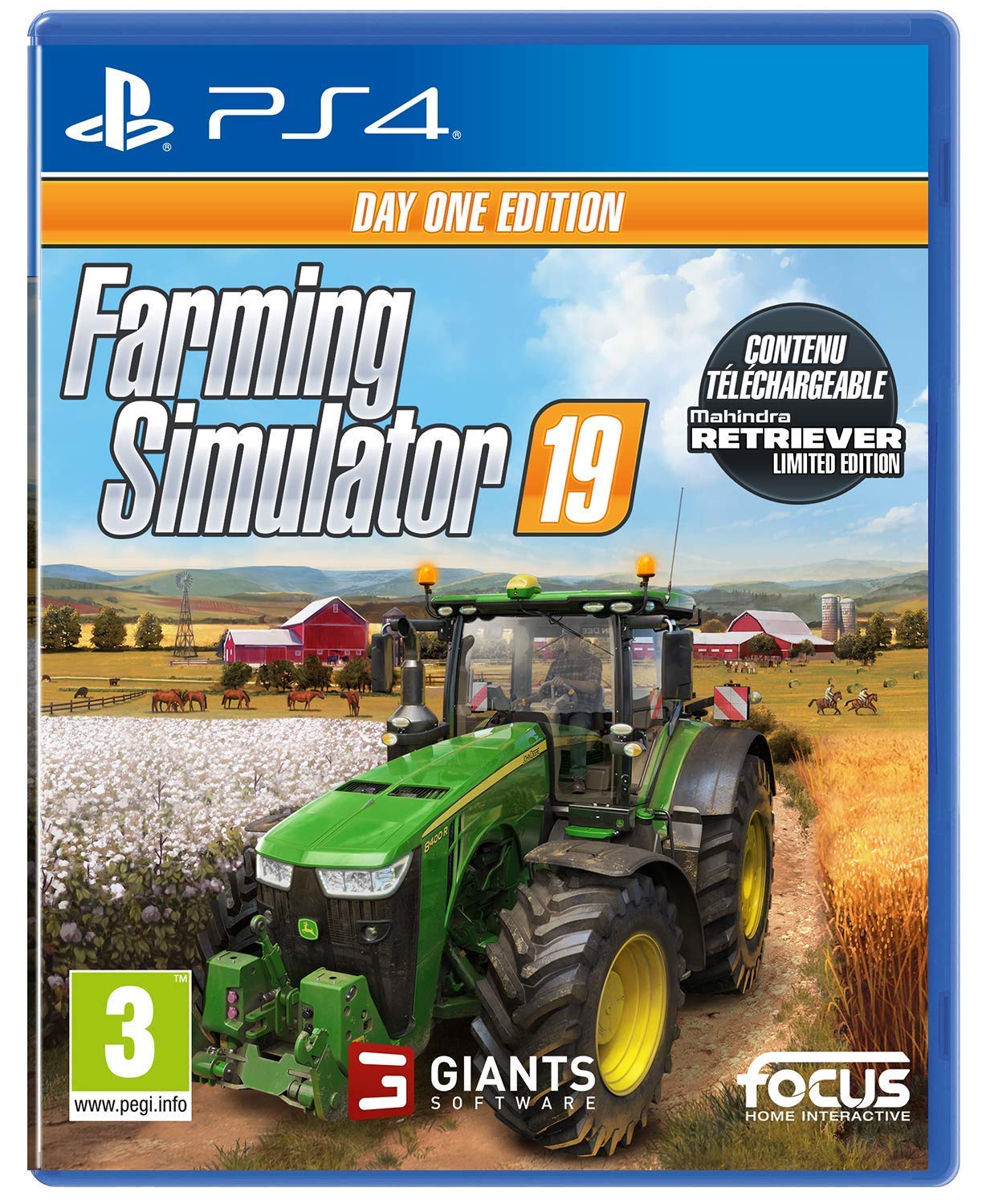 Jeu PS4 pas cher - Farming Simulator 19 - exclusif Amazon