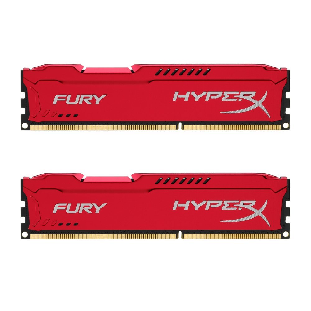 Kit (2 x 4 Go) HyperX - Fury DDR3 - HX316C10FRK2/8
