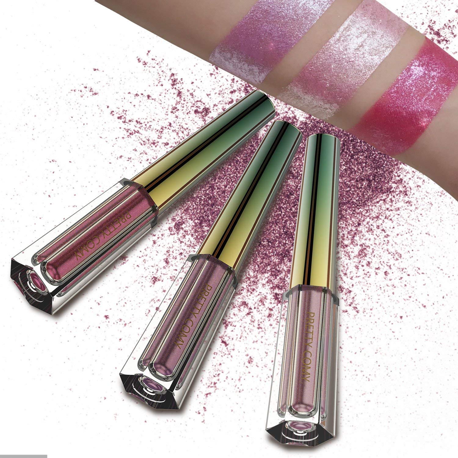 Fard à paupières Waterproof Glitter Shimmer Eyeliner 3 couleurs