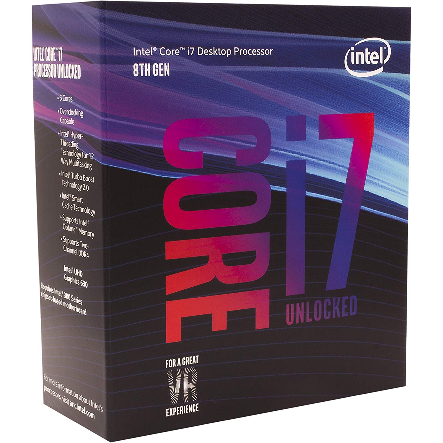 Intel Core i7-8700 3.2GHz 12Mo Smart Cache