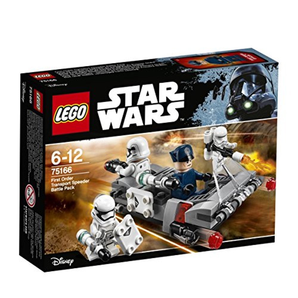 LEGO - Star Wars - Pack de combat le Speeder de transport du Premier Ordre, Jeu pas cher Amazon