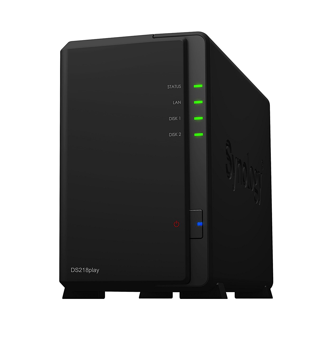 Synology Serveur NAS ds218play (2 baies) sans disque, Serveur NAS pas cher Amazon