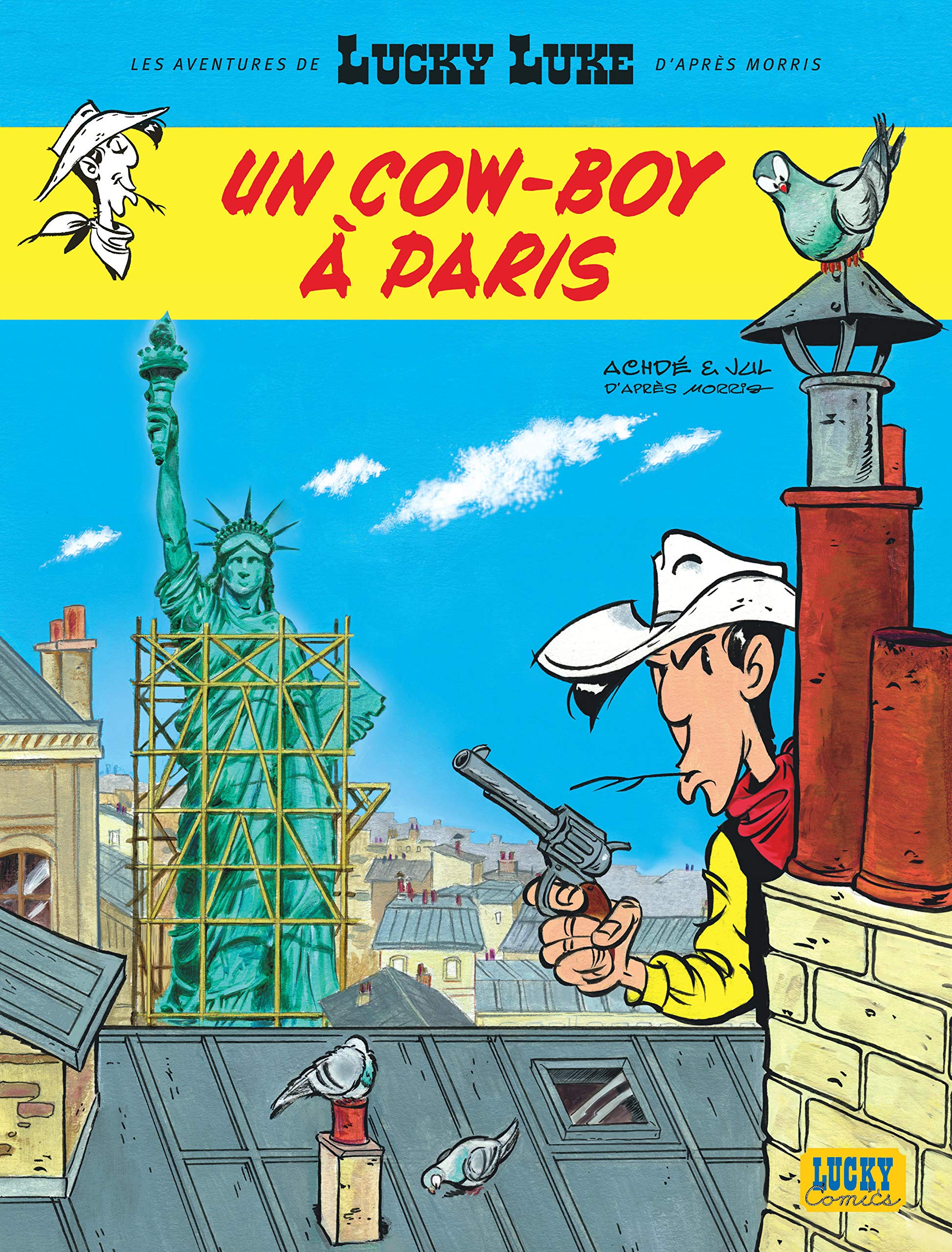 BD pas cher - Un cow-boy à Paris - Aventures de Lucky Luke d'après Morris (Les) - tome 8