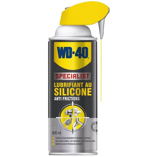Lubrifiant silicone WD40 spécialiste 400 ml