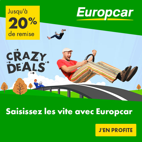 Europcar Louez partout en Europe, à partir de 21 Euros/jour
