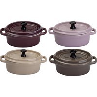 Cocotte ovale ESSENTIELB Set chic 4 oval