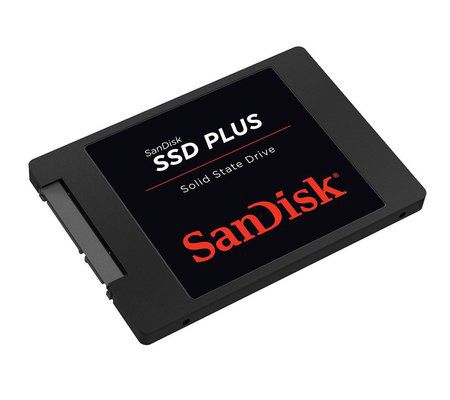 SSD pas cher - Le SSD SanDisk Plus 480 Go à 57,99 €
