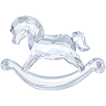 Cheval à Bascule, plaqué rhodium