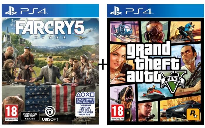 Far Cry 5 et GTA V