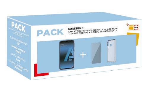 Le Samsung Galaxy A40 + coque de protection à 259 €