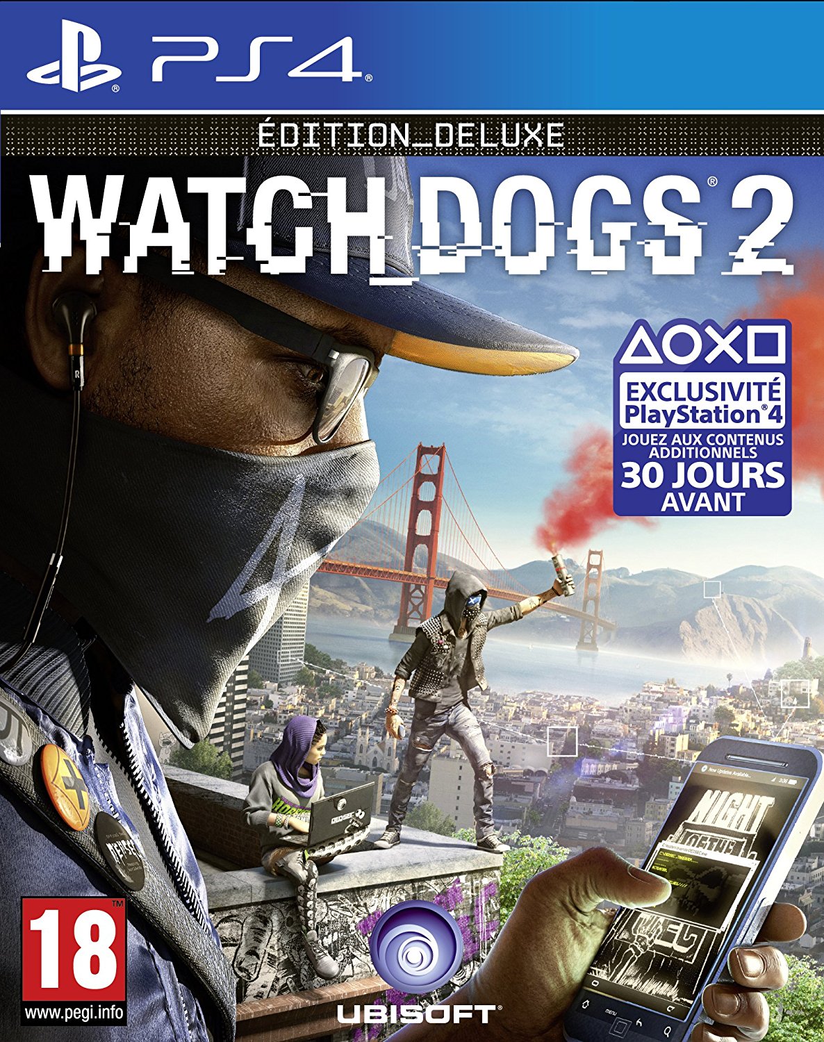 Jeu PS4 pas cher, Watch Dogs 2 - Deluxe Edition, Jeu vidéo Amazon