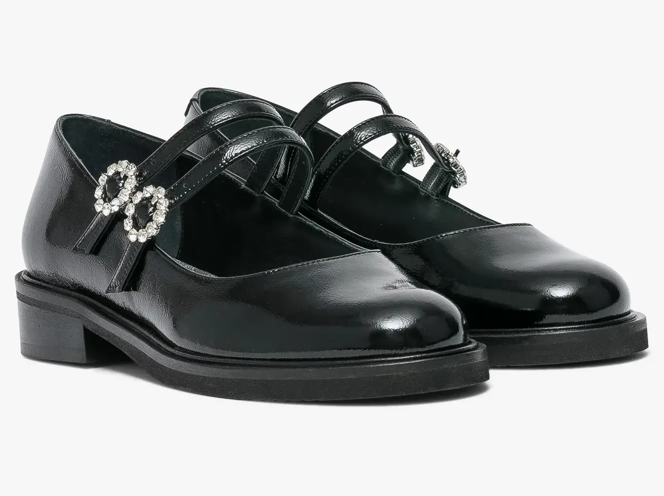 BABIES CLYDE Bocage Noir en Cuir