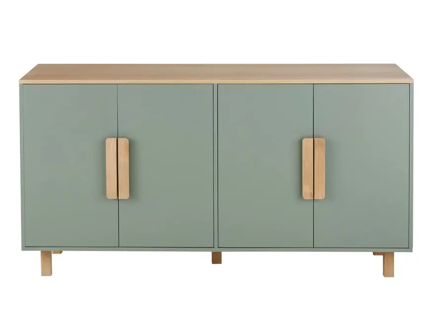 Buffet OLIVER 4 portes vert kaki - Maisons du Monde