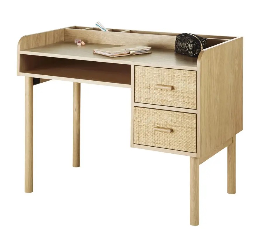 Bureau Enfant MALAGA multi-rangements 2 tiroirs - Maisons du Monde