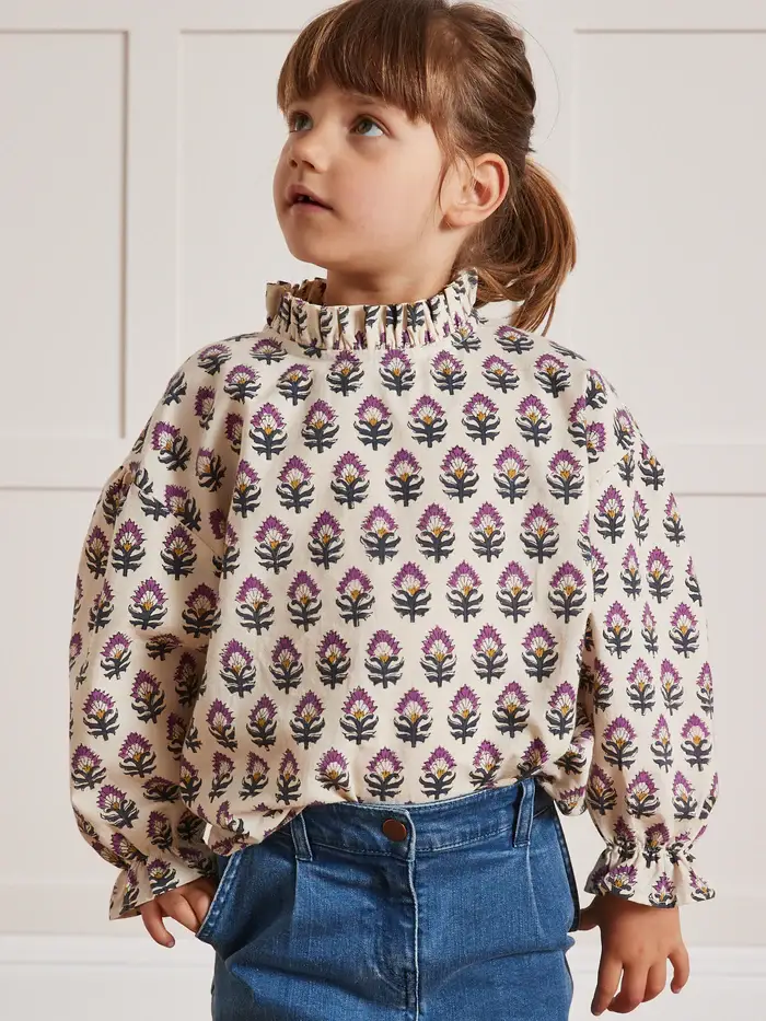 Blouse Fleurie Fille TILDA Cyrillus X Apaches Collections : un incontournable du dressing enfant