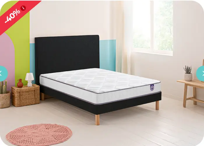 Ensemble CHILL BED Merinos Matelas + Sommier 140x190 cm