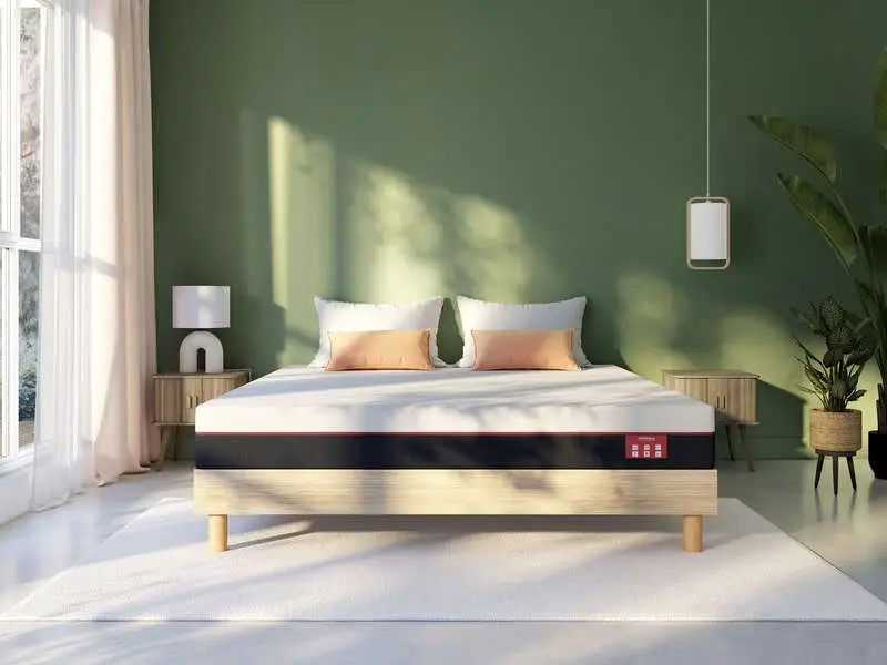 Matelas ressorts ensachés L'INVINCIBLE 160x200 cm - Conforama