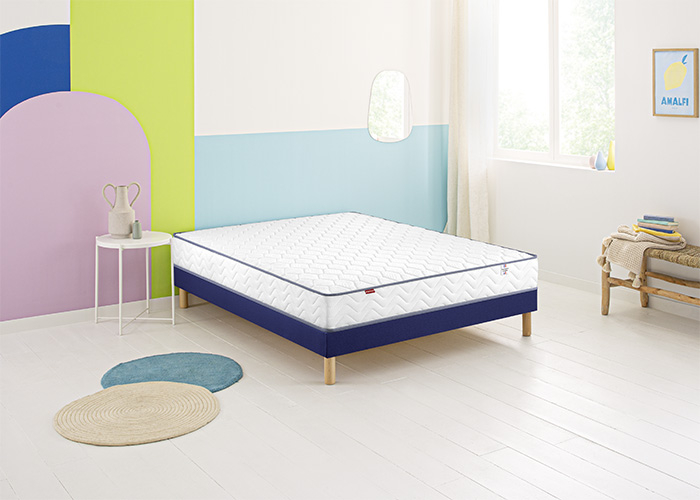 Matelas SMILING Merinos 140x190 cm Épaisseur 21 cm pas cher : Bon rapport qualité-prix