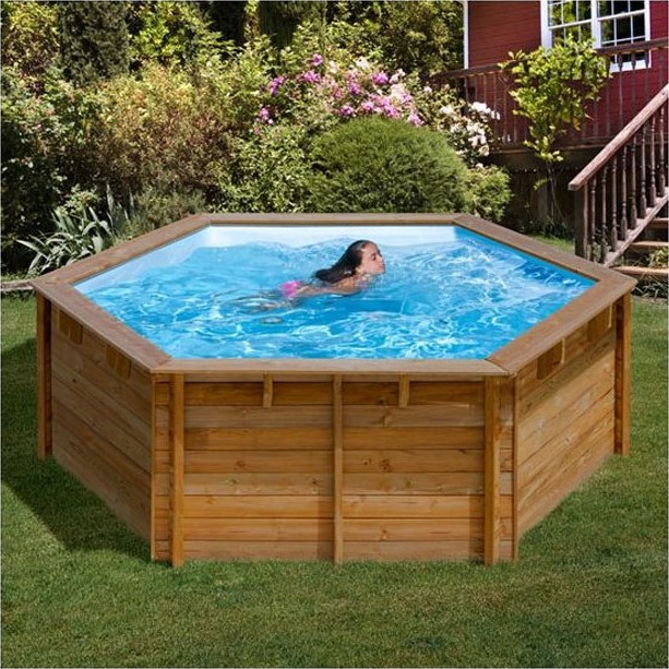 Piscine bois LILI 2 GRE Ø280 cm pas cher : PROMO chez MyPiscine - 1699€ ! ☀️