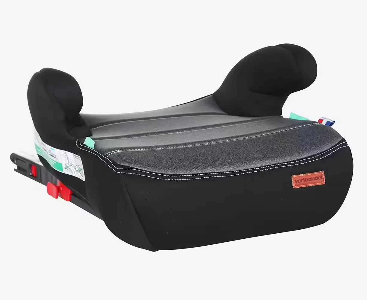 Siège-auto rehausseur isofix Hopla II VERTBAUDET gris chiné - Vertbaudet