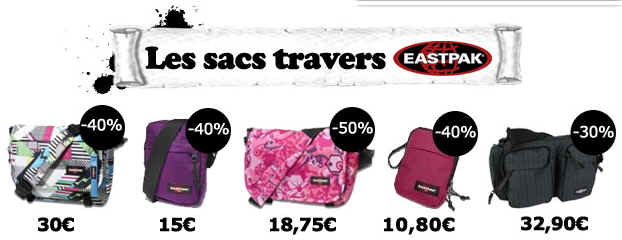 eastpak sacs travers