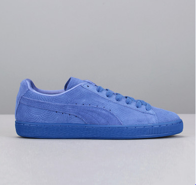 Sneakers bleues suede texturé Classic Bleu Puma