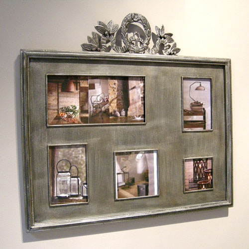 Cadre photos rectangulaire en métal Baroque Athezza