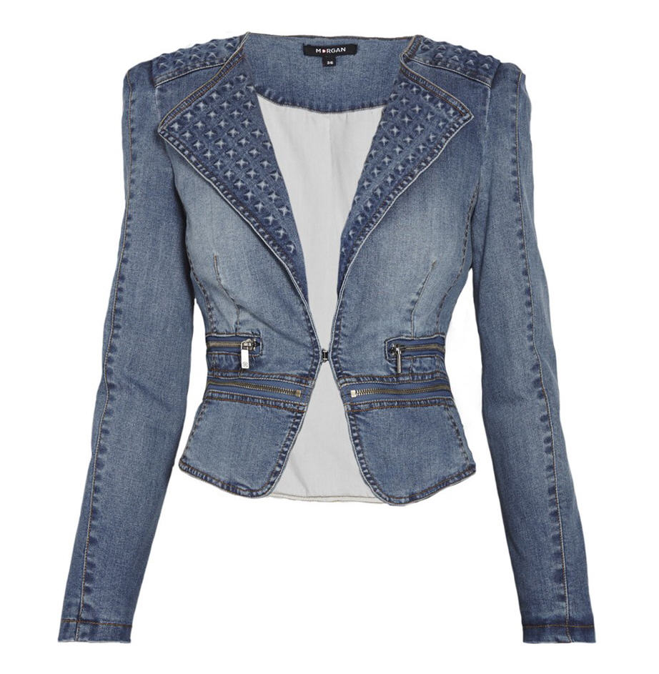 Veste reliefs esprit rock