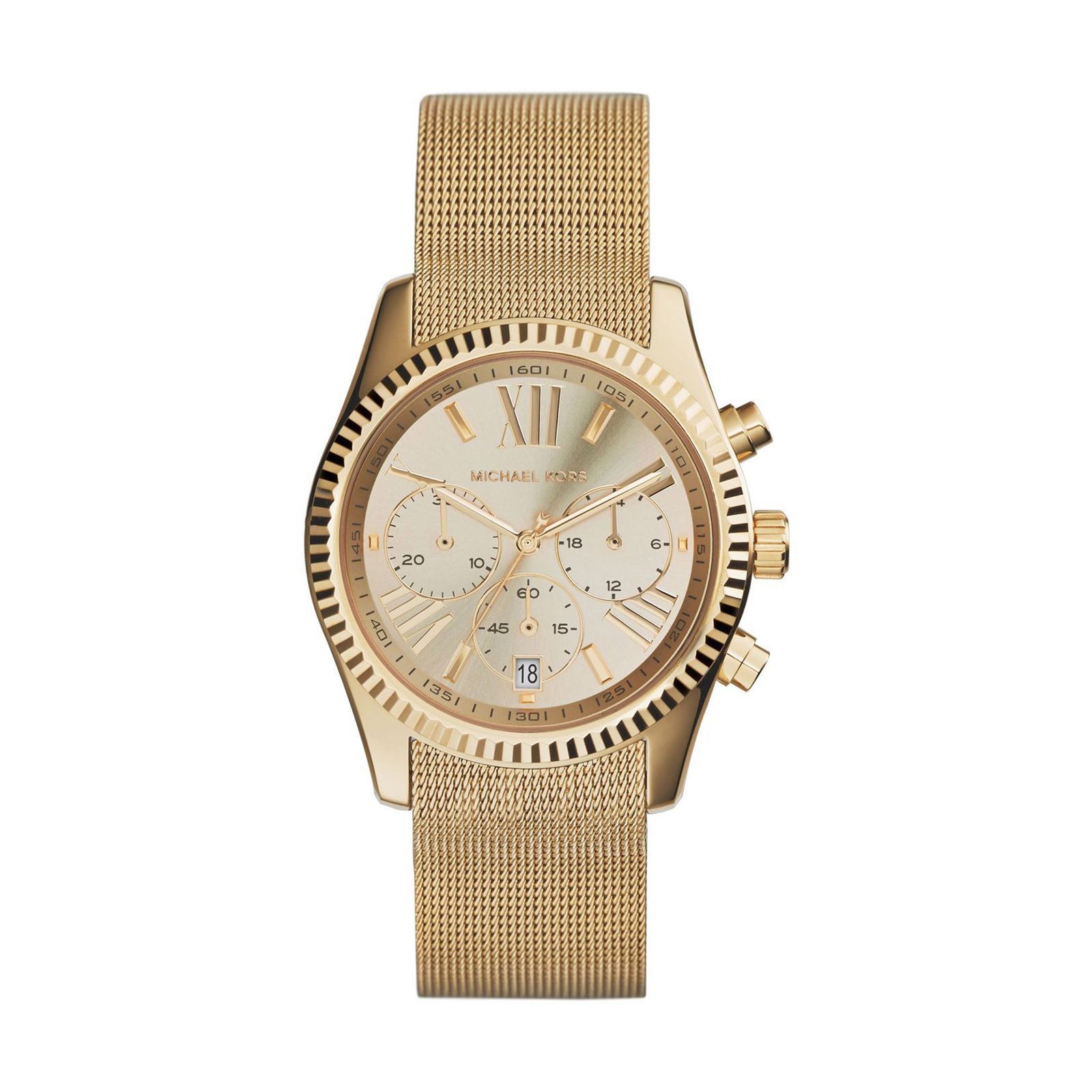 Michael Kors Montre bracelet en acier doré