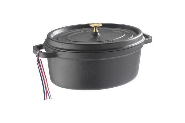 Cocotte ovale STAUB 110.31 noire diam 31 cm