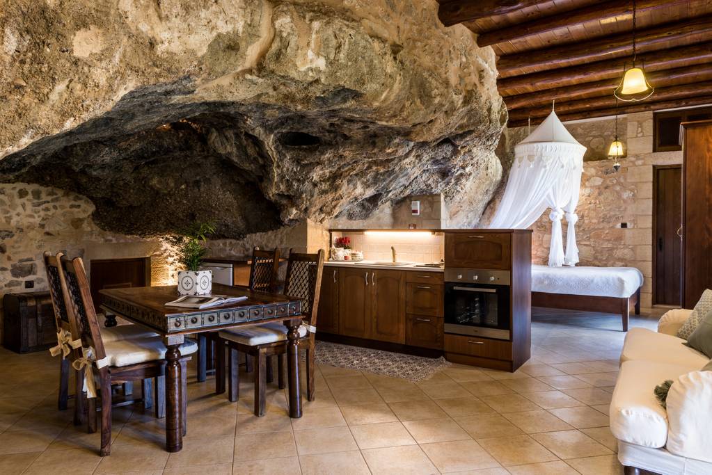 Location Crète Airbnb - Luxueuse villa en pierre en Crète à Kaliviani