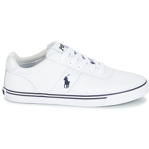 Polo Ralph Lauren HANFORD Blanc pas cher - Baskets Homme Spartoo