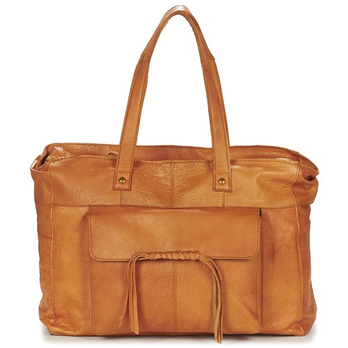 Pieces MUSTA LEATHER BAG Cognac