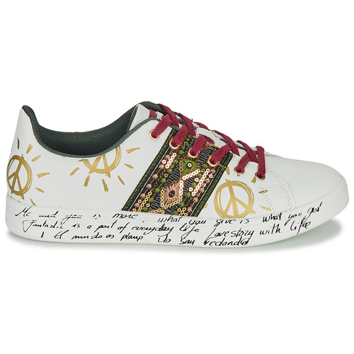 Desigual COSMIC EXOTIC Blanc pas cher - Baskets Femme Spartoo