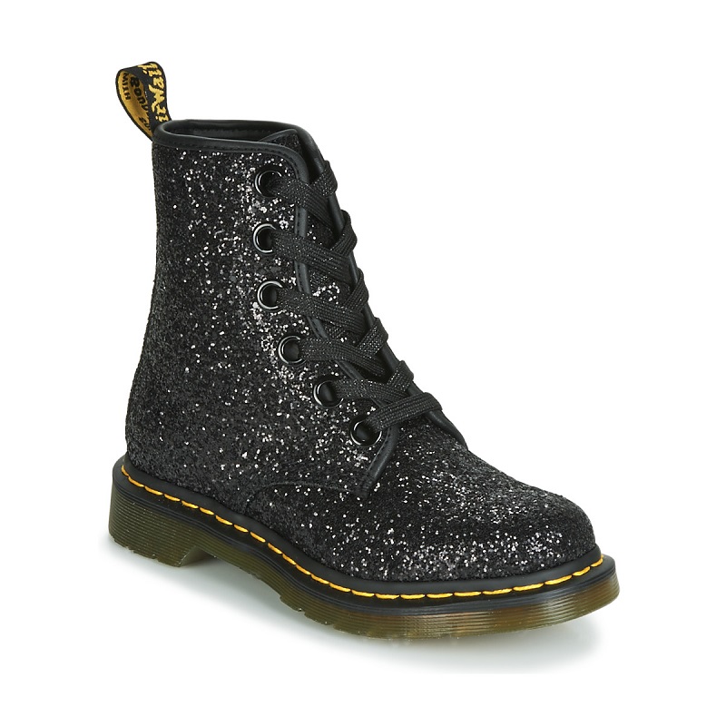 Dr Martens 1460 FARRAH GLITTER Boots Noir