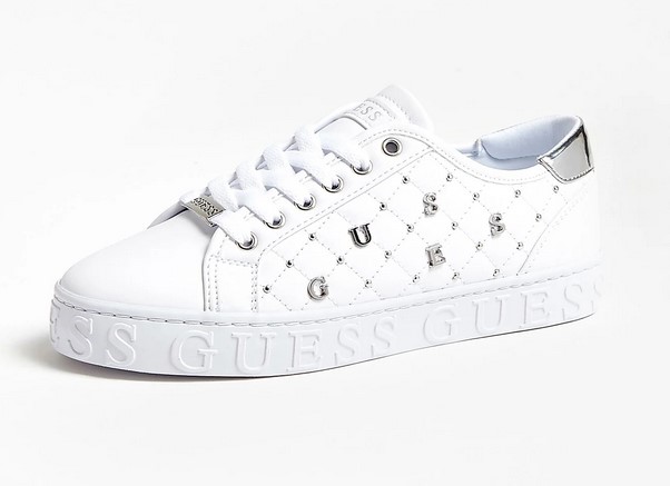 SNEAKERS GLADISS EFFET CAPITONNE GUESS Blanc