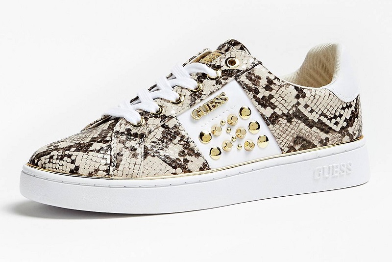 SNEAKERS BRANDIA IMPRIME PYTHON Beige GUESS