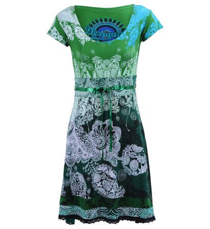 Robe Liz Desigual Vert pour Femme