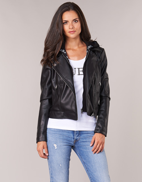 Guess LETIZIA Veste Noir pas cher - Veste Femme Spartoo