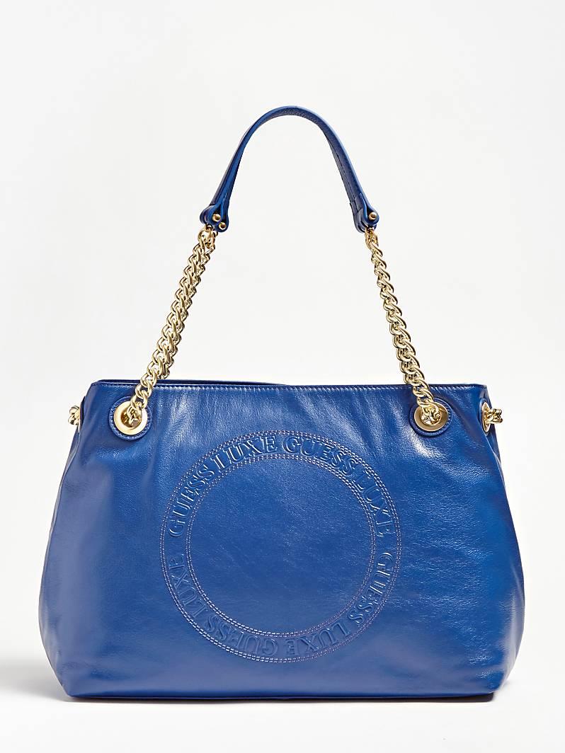 SAC D’EPAULE SOLANGE CUIR VERITABLE Guess