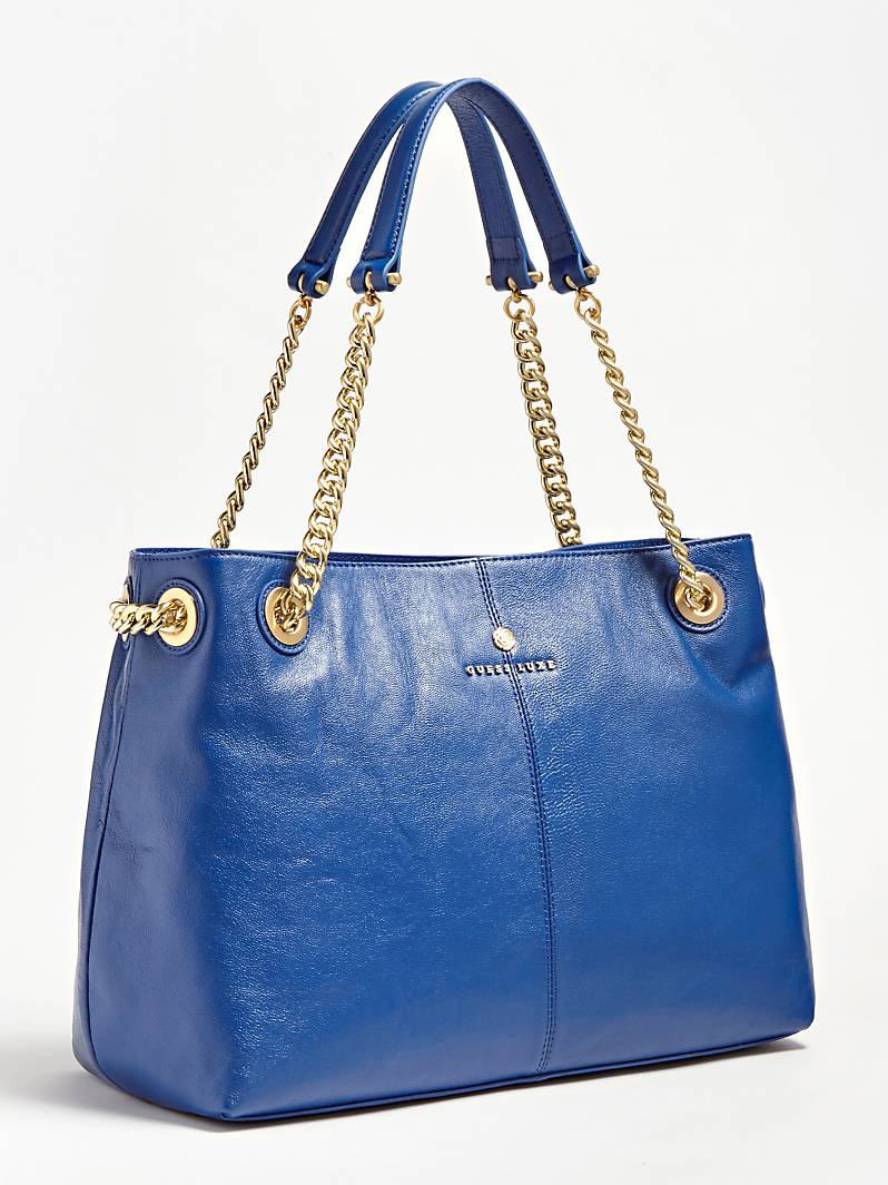 SAC D’EPAULE SOLANGE CUIR VERITABLE Guess - Sacs à main GUESS